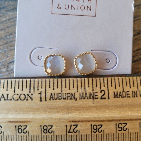 Earrings Nickle Free Dangle and Post Gold Tone Lot of 4 Pair Nordstrom - Picture 9 of 11